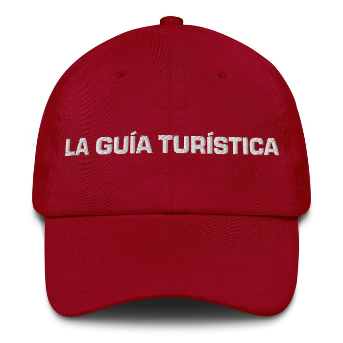 La Guía Turístico The Tour Guide Mexican Spanish Pride Gift Regalo Dad Hat Mexicada Cranberry