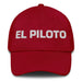 El Piloto The Pilot Mexican Spanish Pride Gift Regalo Dad Hat Mexicada Cranberry