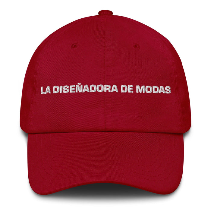 La Diseñadora De Modas The Fashion Designer Mexican Spanish Pride Gift Regalo Dad Hat Mexicada Cranberry