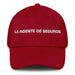 La Agente De Seguros The Insurance Agent Mexican Spanish Pride Gift Regalo Dad Hat Mexicada Cranberry