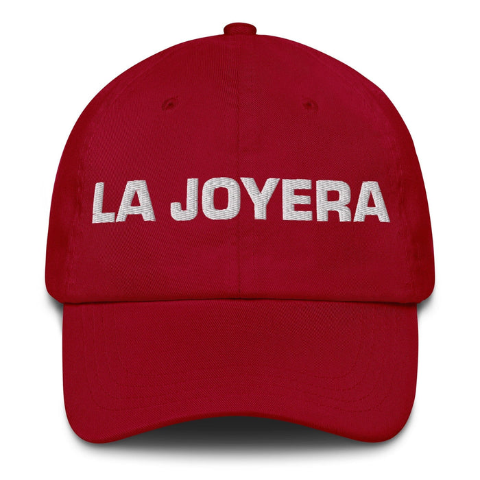 La Joyera The Jeweler Mexican Spanish Pride Gift Regalo Dad Hat Mexicada Cranberry