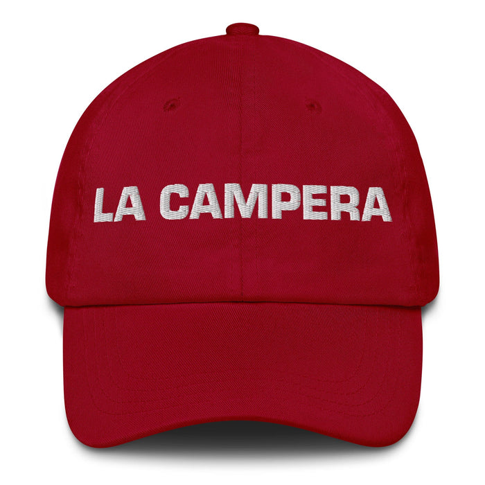 La Campera The Camper Mexican Spanish Pride Gift Regalo Dad Hat Mexicada Cranberry