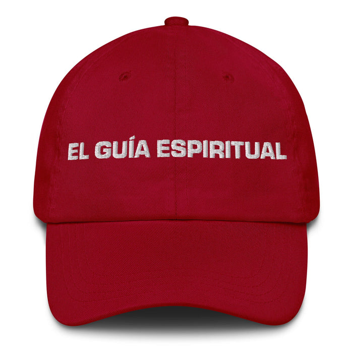 El Guía Espiritual The Spiritual Guide Mexican Spanish Pride Gift Regalo Dad Hat Mexicada Cranberry