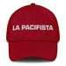 La Pacifista The Pacifist Mexican Spanish Pride Gift Regalo Dad Hat Mexicada Cranberry