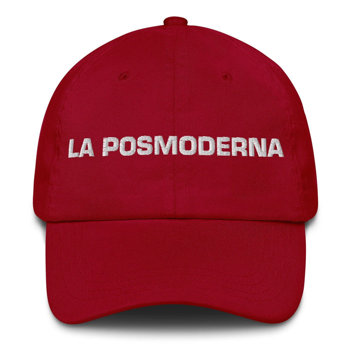 La Posmoderna The Postmodernist Mexican Spanish Pride Gift Regalo Dad Hat Mexicada Cranberry