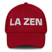 La Zen The Zen Practitioner Mexican Spanish Pride Gift Regalo Dad Hat Mexicada Cranberry