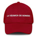 La Técnica De Sonido The Sound Technician Mexican Spanish Pride Gift Regalo Dad Hat Mexicada Cranberry