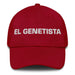 El Genetista The Geneticist Mexican Spanish Pride Gift Regalo Dad Hat Mexicada Cranberry