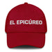 El Epicúreo The Epicurean Mexican Spanish Pride Gift Regalo Dad Hat Mexicada Cranberry