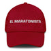 El Maratonista The Marathon Runner Mexican Spanish Pride Gift Regalo Dad Hat Mexicada Cranberry