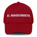 El Maquinista The Machinist Mexican Spanish Pride Gift Regalo Dad Hat Mexicada Cranberry