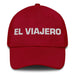 El Viajero The Traveler Mexican Spanish Pride Gift Regalo Dad Hat Mexicada Cranberry