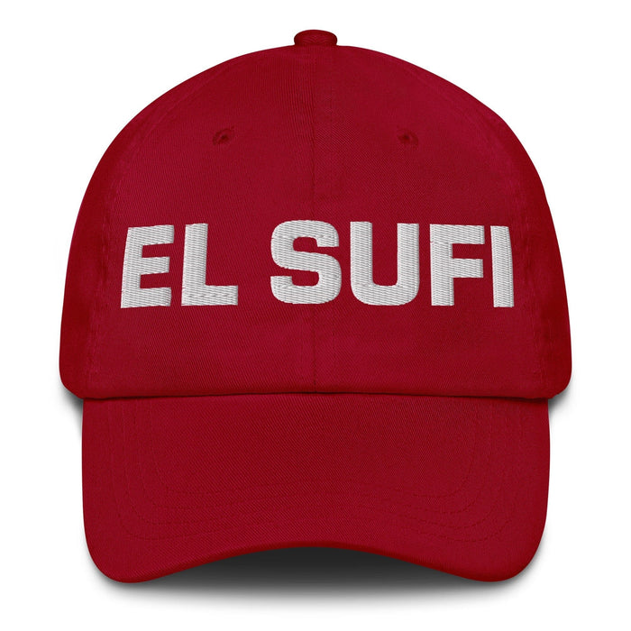 El Sufi The Sufi Mexican Spanish Pride Gift Regalo Dad Hat Mexicada Cranberry