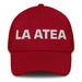 La Atea The Atheist Mexican Spanish Pride Gift Regalo Dad Hat Mexicada Cranberry