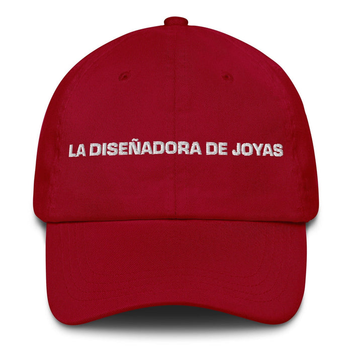 La Diseñadora De Joyas The Jewelry Designer Mexican Spanish Pride Gift Regalo Dad Hat Mexicada Cranberry