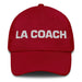 La Coach The Life Coach Mexican Spanish Pride Gift Regalo Dad Hat Mexicada Cranberry