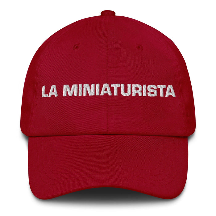 La Miniaturista The Miniaturist Mexican Spanish Pride Gift Regalo Dad Hat Mexicada Cranberry