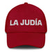 La Judía The Jew Mexican Spanish Pride Gift Regalo Dad Hat Mexicada Cranberry