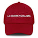 La Existencialista The Existentialist Mexican Spanish Pride Gift Regalo Dad Hat Mexicada Cranberry