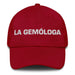 La Gemóloga The Gemologist Mexican Spanish Pride Gift Regalo Dad Hat Mexicada Cranberry