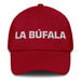 La Búfala The Ox Mexican Spanish Pride Gift Regalo Dad Hat Mexicada Cranberry