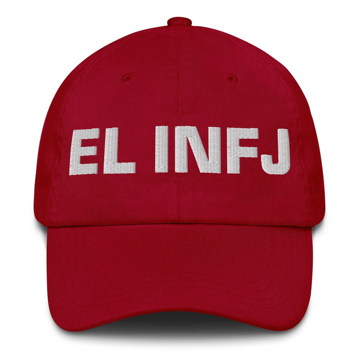 El Infj The Advocate Mexican Spanish Pride Gift Regalo Dad Hat Mexicada Cranberry