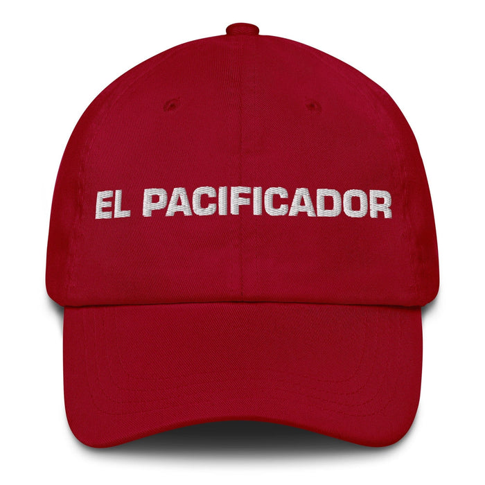 El Pacificador The Peacemaker (Type 9) Mexican Spanish Pride Gift Regalo Dad Hat Mexicada Cranberry