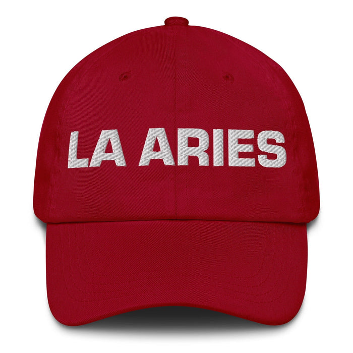 La Aries The Aries Mexican Spanish Pride Gift Regalo Dad Hat Mexicada Cranberry