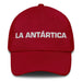 La Antártica The Antarctic Mexican Spanish Pride Gift Regalo Dad Hat Mexicada Cranberry