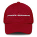 La Abierta A Experiencias The Open To Experiences Mexican Spanish Pride Gift Regalo Dad Hat Mexicada Cranberry