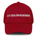 La Coloradense The Coloradan Mexican Spanish Pride Gift Regalo Dad Hat Mexicada Cranberry