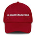 La Guatemalteca The Guatemalan Mexican Spanish Pride Gift Regalo Dad Hat Mexicada Cranberry