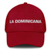 La Dominicana The Dominican Mexican Spanish Pride Gift Regalo Dad Hat Mexicada Cranberry