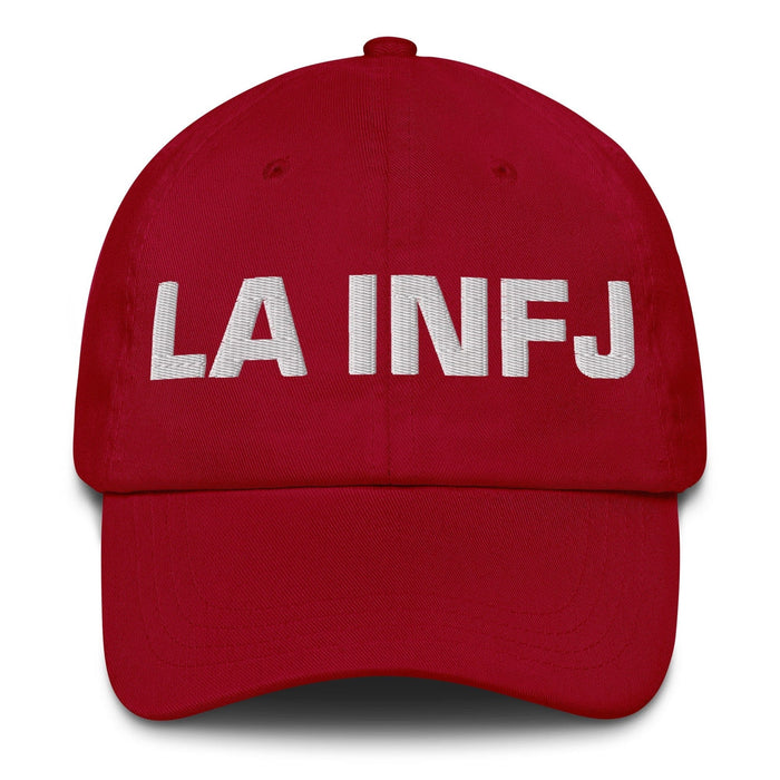 La Infj The Advocate Mexican Spanish Pride Gift Regalo Dad Hat Mexicada Cranberry