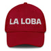 La Loba The Wolf Mexican Spanish Pride Gift Regalo Dad Hat Mexicada Cranberry