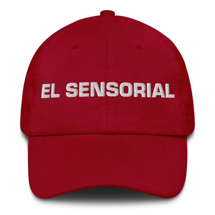 El Sensorial The Sensory Mexican Spanish Pride Gift Regalo Dad Hat Mexicada Cranberry