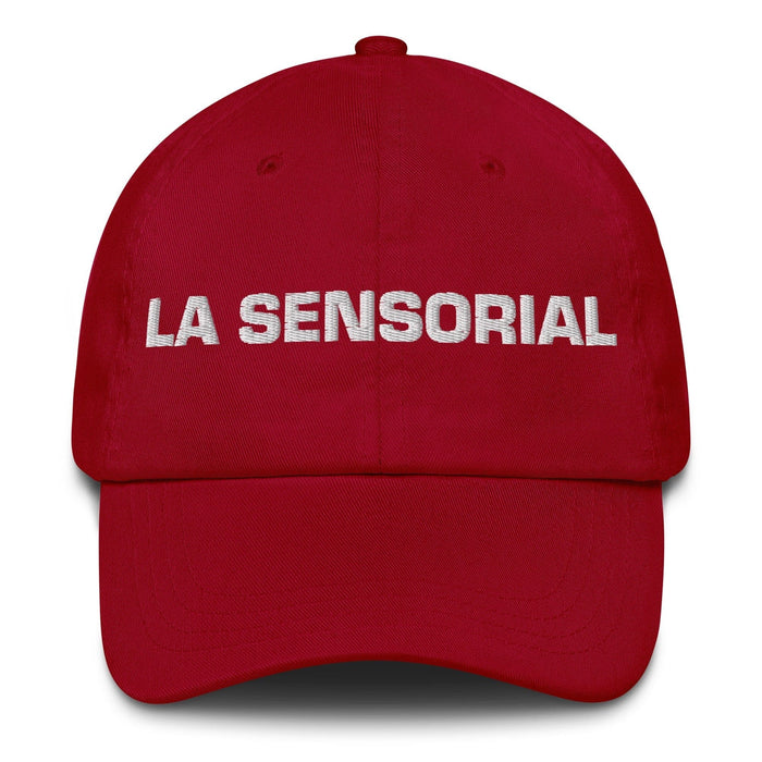 La Sensorial The Sensory Mexican Spanish Pride Gift Regalo Dad Hat Mexicada Cranberry