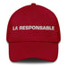 La Responsable The Conscientious Mexican Spanish Pride Gift Regalo Dad Hat Mexicada Cranberry