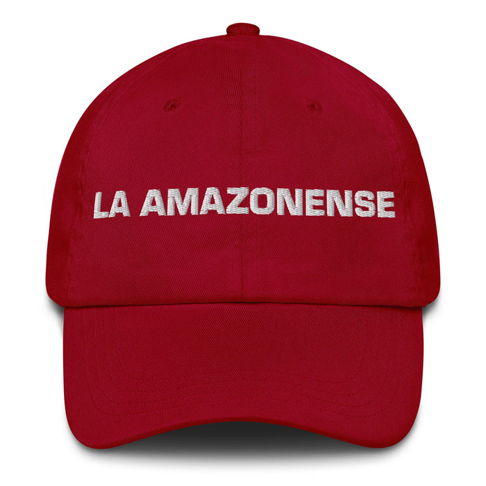 La Amazonense The Amazonas Resident Mexican Spanish Pride Gift Regalo Dad Hat Mexicada Cranberry