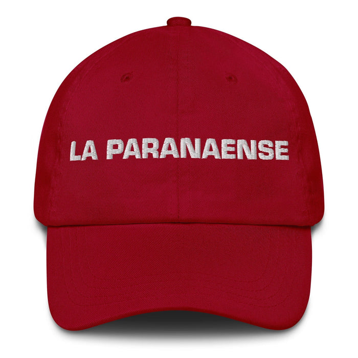 La Paranaense The Paraná Resident Mexican Spanish Pride Gift Regalo Dad Hat Mexicada Cranberry