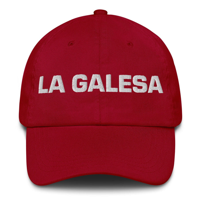 La Galesa The Welsh Mexican Spanish Pride Gift Regalo Dad Hat Mexicada Cranberry