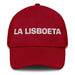 La Lisboeta The Lisbon Resident Mexican Spanish Pride Gift Regalo Dad Hat Mexicada Cranberry