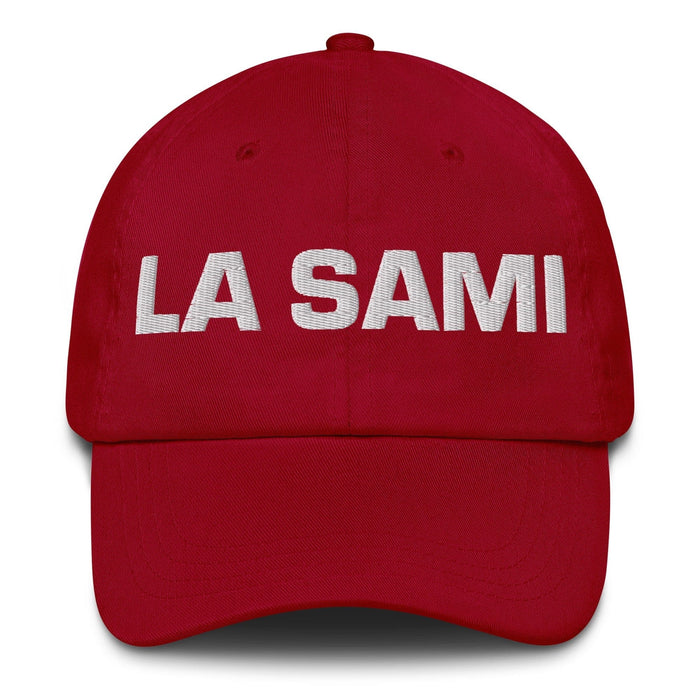 La Sami The Sami Mexican Spanish Pride Gift Regalo Dad Hat Mexicada Cranberry