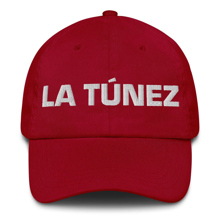 La Túnez The Tunis Resident Mexican Spanish Pride Gift Regalo Dad Hat Mexicada Cranberry