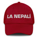 La Nepalí The Nepali Mexican Spanish Pride Gift Regalo Dad Hat Mexicada Cranberry