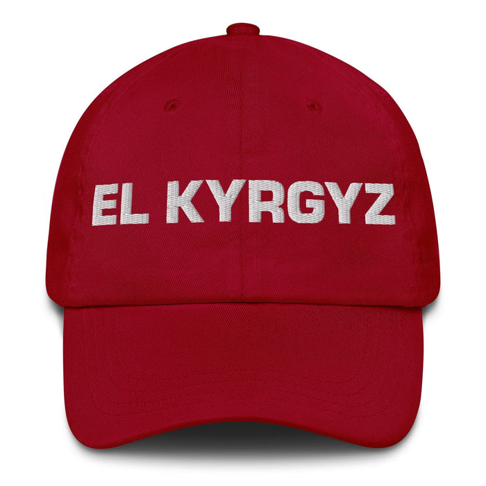 El Kyrgyz The Kyrgyz Mexican Spanish Pride Gift Regalo Dad Hat Mexicada Cranberry