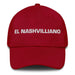 El Nashvilliano The Nashvillian Mexican Spanish Pride Gift Regalo Dad Hat Mexicada Cranberry