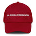 La África Occidental The West African Mexican Spanish Pride Gift Regalo Dad Hat Mexicada Cranberry