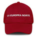 La Europea Norte The Northern European Mexican Spanish Pride Gift Regalo Dad Hat Mexicada Cranberry