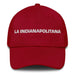 La Indianapolitana The Indianapolis Resident Mexican Spanish Pride Gift Regalo Dad Hat Mexicada Cranberry